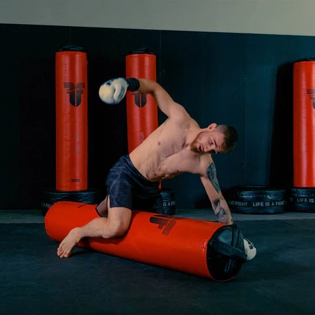FIGHTER - Freistehender Boxsack 3in1 (rot/schwarz)