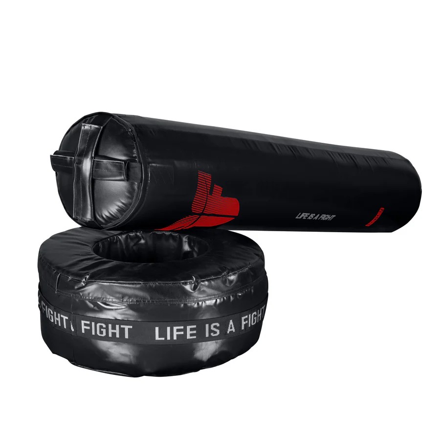 FIGHTER - Freistehender Boxsack 3in1 (rot/schwarz)