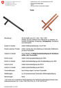 Tonfa (rote Eiche)