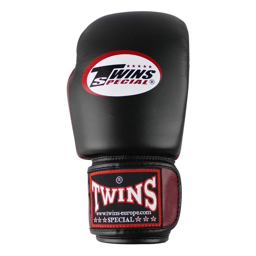 TWINS SPECIAL Boxhandschuhe BGVL 3 (schwarz/weinrot)