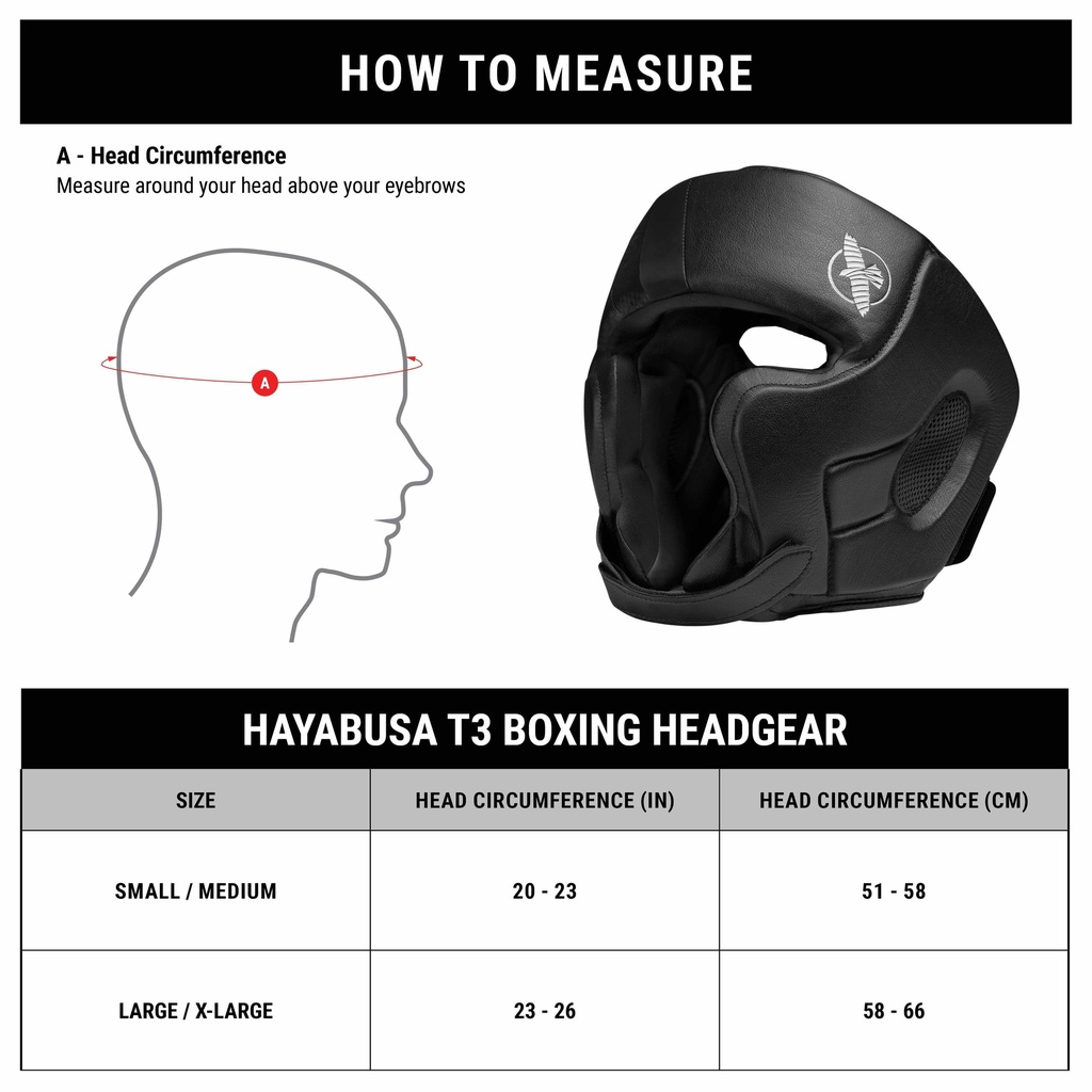 HAYABUSA T3 Kopfschutz (ohne Kinnschutz)