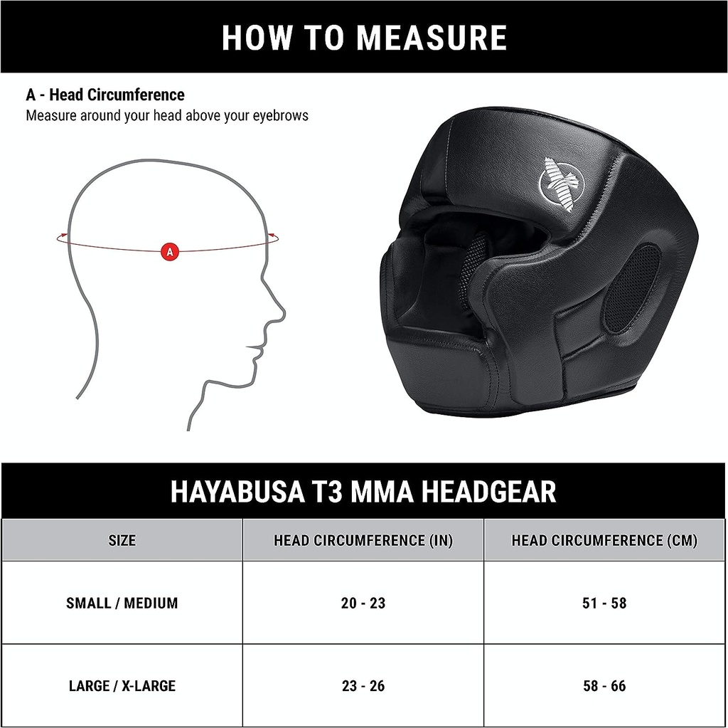 HAYABUSA T3 Kopfschutz (mit Kinnschutz)