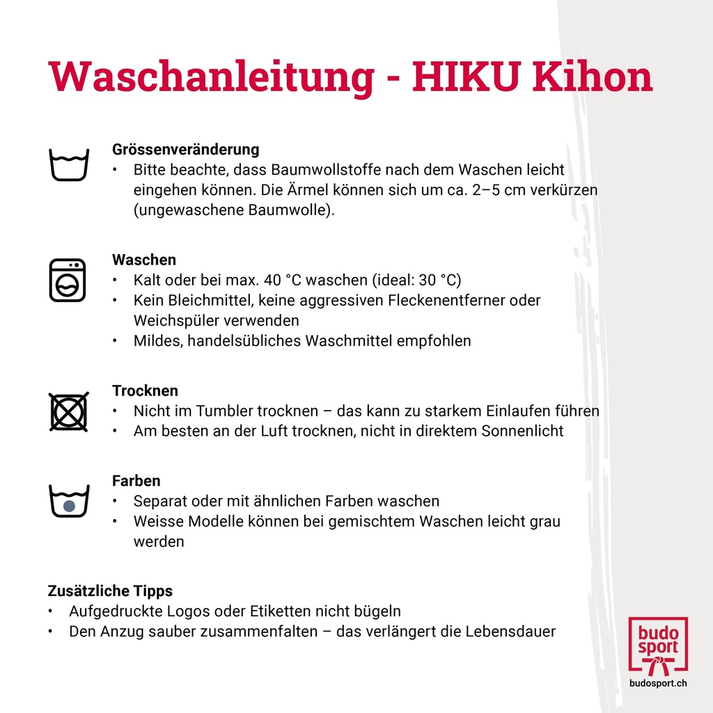 HIKU Kihon Karate-Anzug