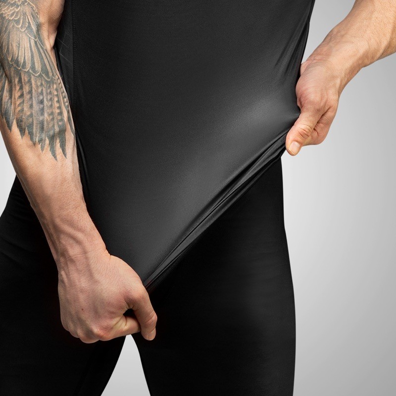 HAYABUSA Geo - Rashguard (kurzarm, grau)