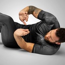 HAYABUSA Geo - Rashguard (kurzarm, grau)