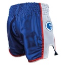 SUPER PRO - Thai Shorts Stripes (blau/weiss)
