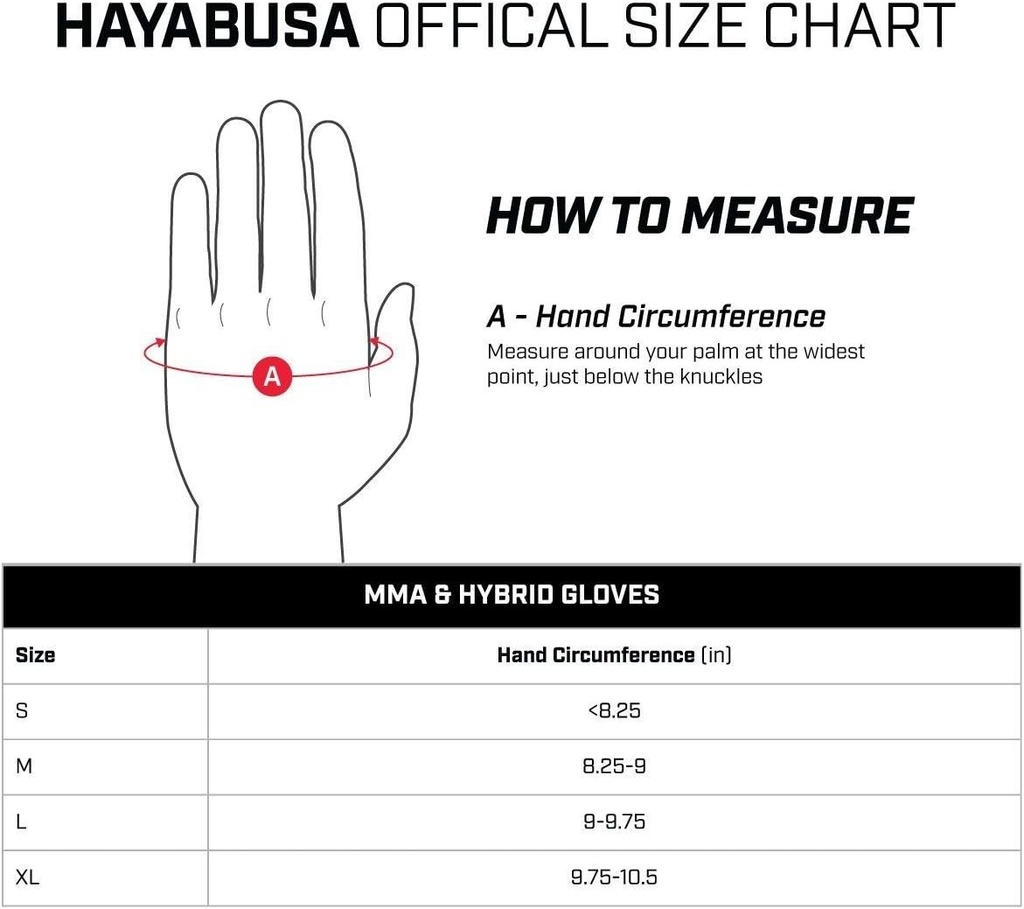 HAYABUSA T3 Hybrid Handschuhe