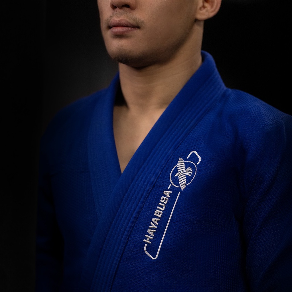 HAYABUSA Essential Gold Weave BJJ Gi (blau)