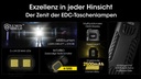NiteCore EDC29 Taschenlampe - Schwarz (6'500 Lumen)