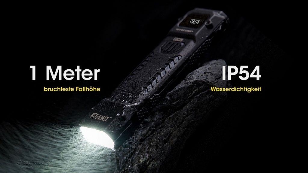NiteCore EDC29 Taschenlampe - Schwarz (6'500 Lumen)