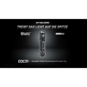 NiteCore EDC31  Taschenlampe - Schwarz (3'500 Lumen)