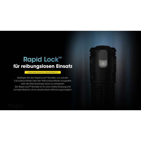 NiteCore EDC31  Taschenlampe - Schwarz (3'500 Lumen)