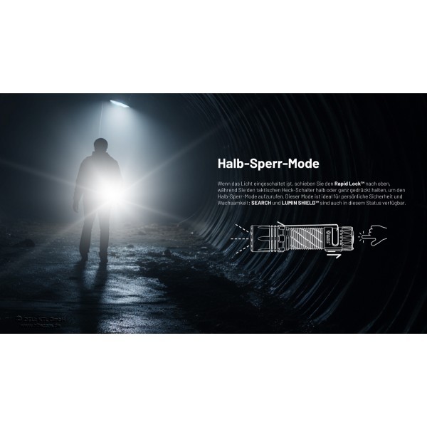 NiteCore EDC35  Taschenlampe - Schwarz (5'000 Lumen)