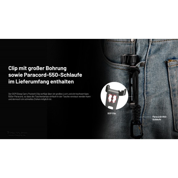 NiteCore EDC35  Taschenlampe - Schwarz (5'000 Lumen)