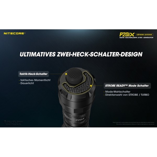 NiteCore P20iX  Taschenlampe - Xtreme Performance (4'000 Lumen)