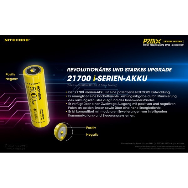 NiteCore P20iX  Taschenlampe - Xtreme Performance (4'000 Lumen)