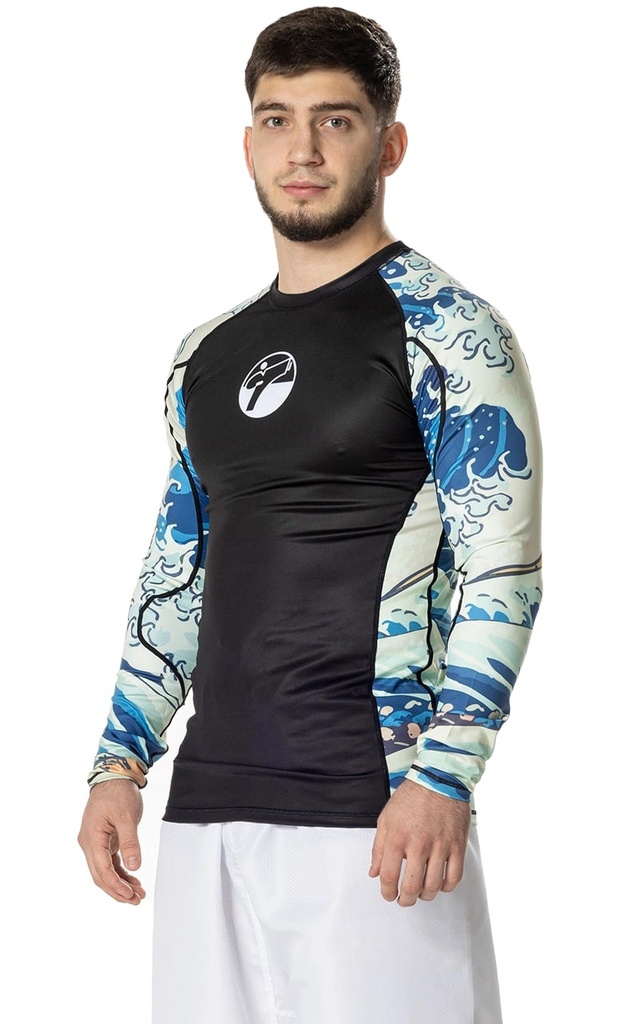 TOKAIDO Tsunami Rash Guard (schwarz) - Langarm
