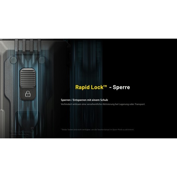 NiteCore EDC37  Taschenlampe - Schwarz (8'000 Lumen)