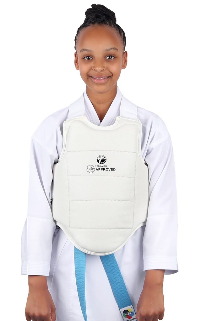 [TKFB515.S] TOKAIDO Kinder Karate Weste (WKF Youth League, Neu: SKL U14 + U12) (S)