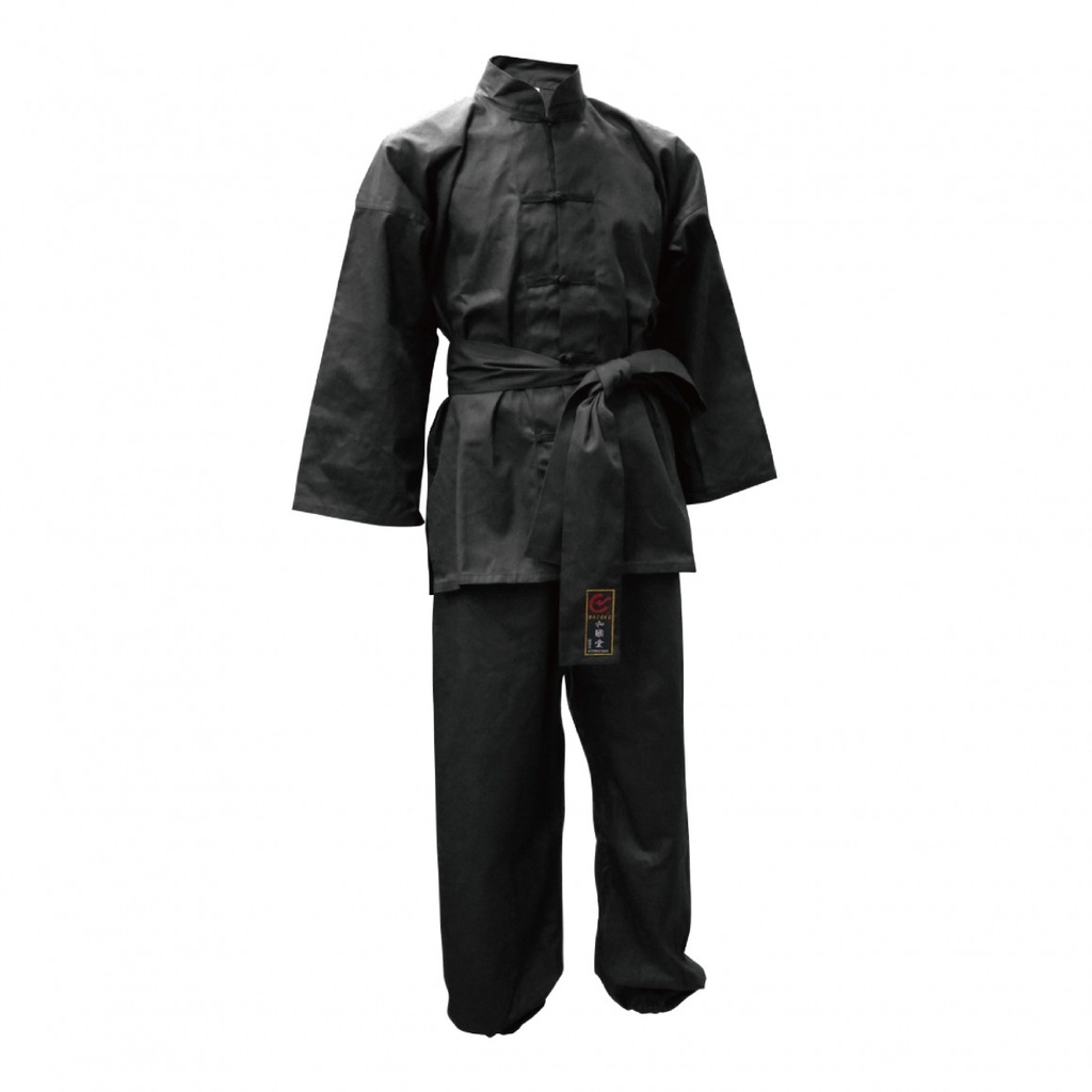 [WKA400.180] HIKU tenue de Kung-Fu (noir) (180)