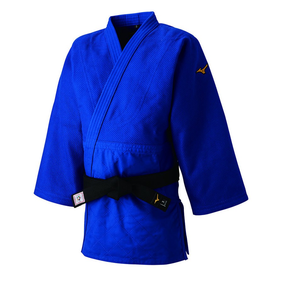 [MZJMYZB.180] MIZUNO Yusho Best 2 - veste de judo (IJF approved - bleu) (180)