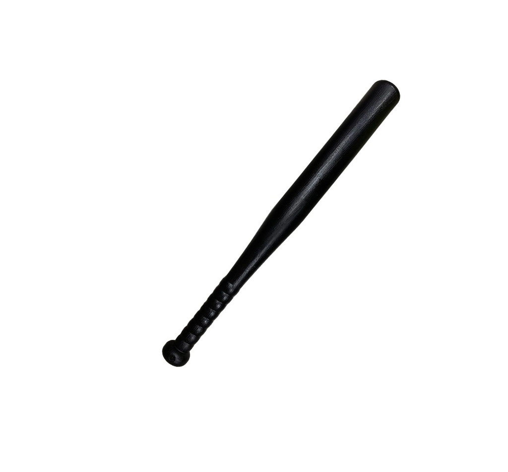 Bâton de baseball en plastique dur (noir)