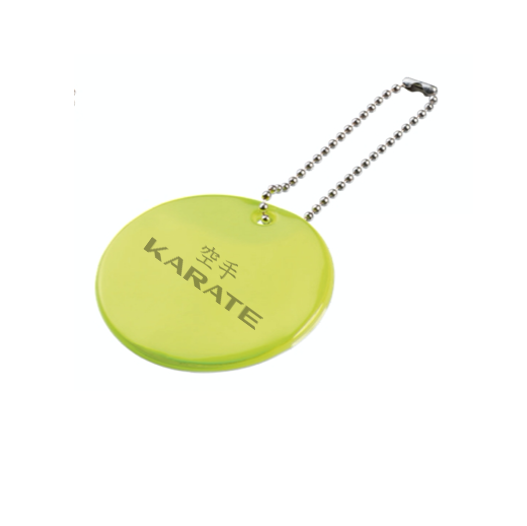 [H10075] Pendentif réfléchissant "Karaté"