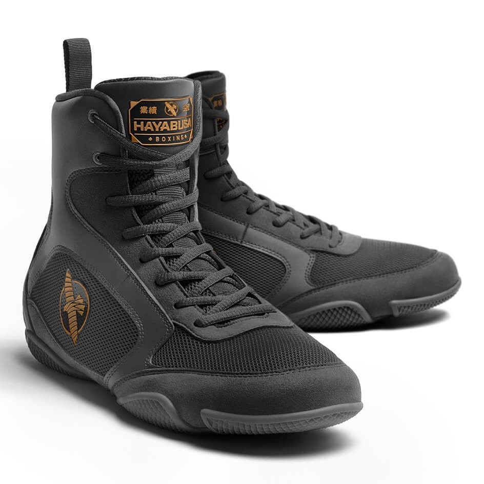 [HB-Shoes-Pro-S.44] HAYABUSA Pro - Boxschuhe (Schwarz, 44)