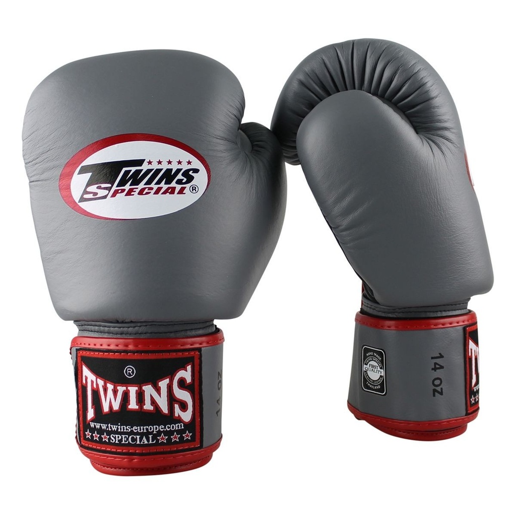 [TSBGVL-3-AIR-BG.12oz] TWINS SPECIAL Boxhandschuhe BGVL 3 AIR (grau/schwarz) (12 oz)