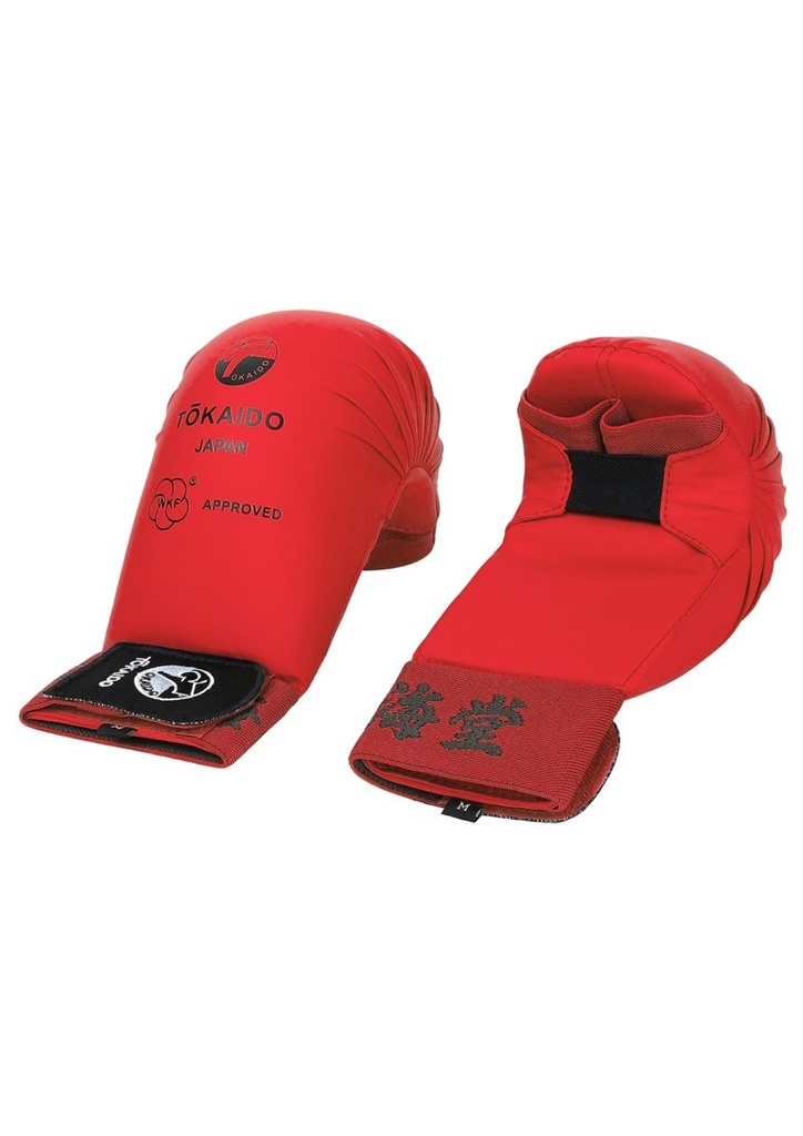 [320418N.S] TOKAIDO Hand-Schutz Karate (rot) (S)