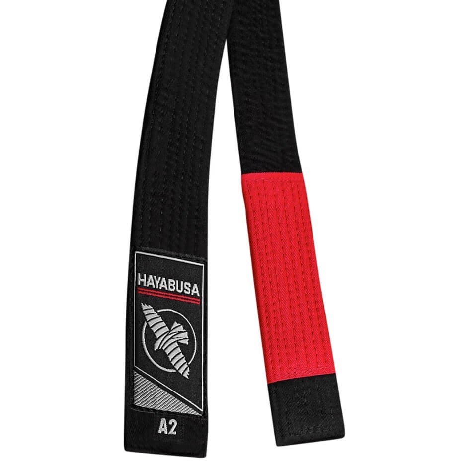 [HB-G-S.A2] HAYABUSA ceinture BJJ (noir) (A2)