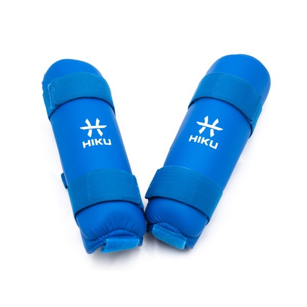 [H10105.S] HIKU Schienbein-Schutz Karate (blau) (S)