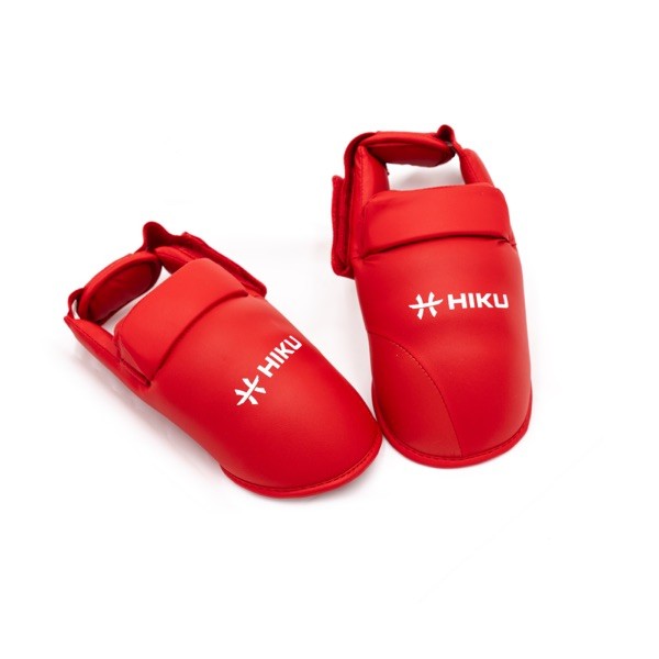 [H10107.S] HIKU Fuss-Schutz Karate (rot) (S)