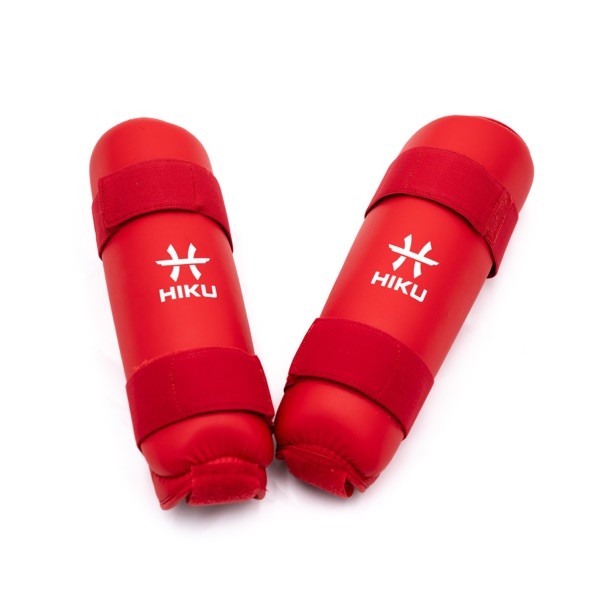 [H10108.S] HIKU Schienbein-Schutz Karate (rot) (S)