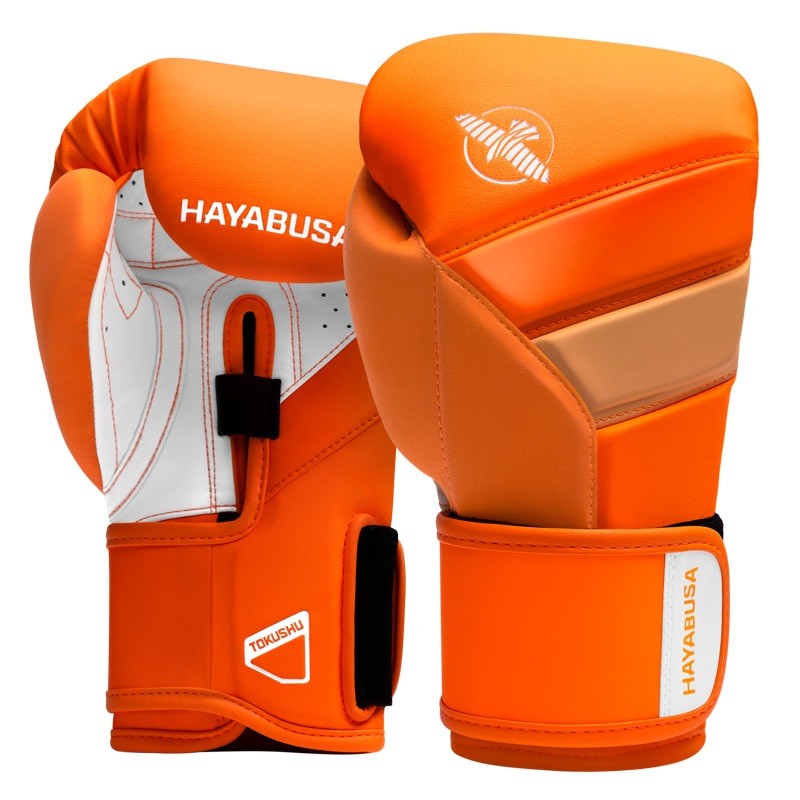 [HBT3-VOR.16oz] HAYABUSA T3 - Boxhandschuhe (Neon Orange) (16 oz)