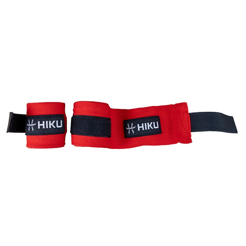 [320408R] HIKU Boxbandagen rot (3 m)