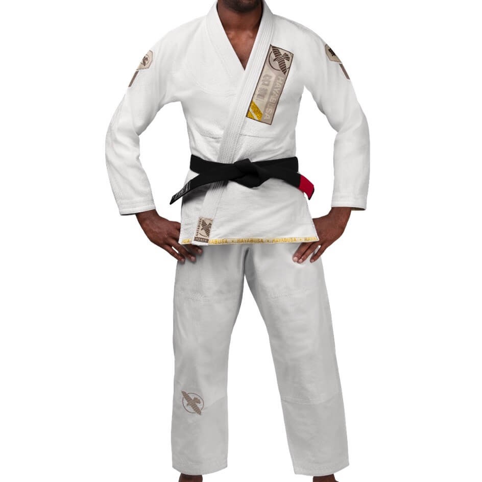 [HB-BJJ-Ascend-W.A2] HAYABUSA Ascend Lightweight BJJ Gi (weiss) (A2)