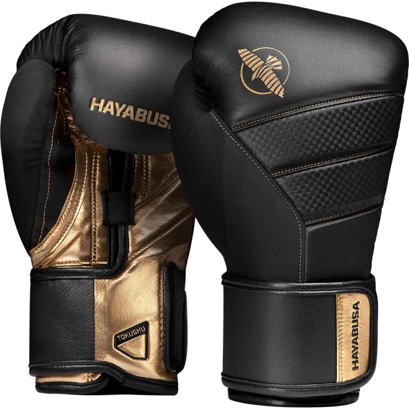 [HBT3G-BGD.16oz] HAYABUSA T3 - Boxhandschuhe (schwarz/gold) (16 oz)