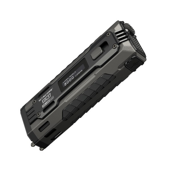 [NCEDC37] NiteCore EDC37  Taschenlampe - Schwarz (8'000 Lumen)