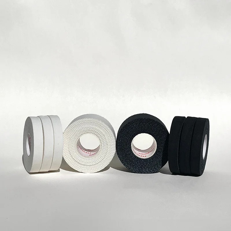 [M0004] MIMOJU - Athletic & Finger Tape (Schwarz, 8x 1 Rolle: 3.8 cm x 10 m, Karton: ökologisch und preiswert)