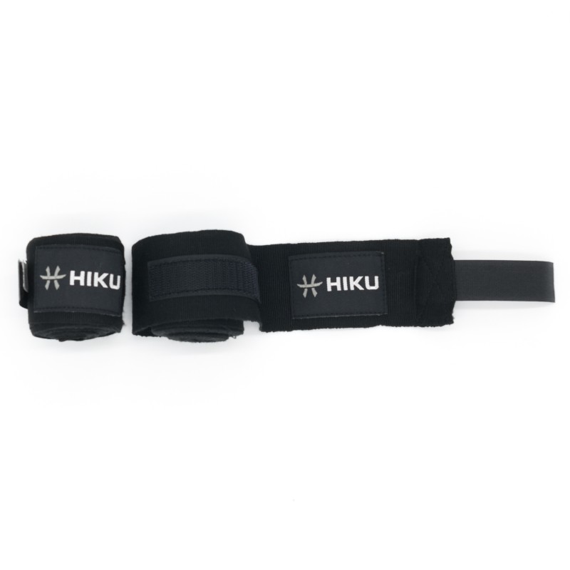 [320408S] HIKU Boxbandagen schwarz (2.5 / 3 / 4 / 4.5 m) (300)