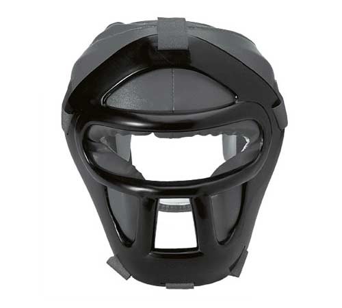 [325326.S] HIKU - Protection de tête avec grille (noir) (S)