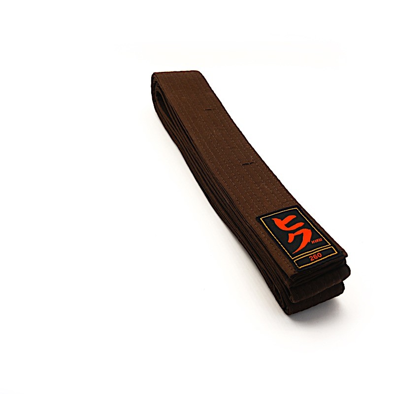 [210170.280] HIKU - Ceinture de Budo (marron) (280)