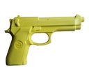 Replika Pistole Hartgummi (gelb)