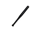 Baseball Schläger Hartplastik (schwarz)