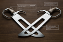 Doppel-Übungsmesser (2 Messer) - made in Switzerland