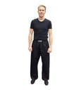 HIKU Tai-Chi Hose (Polyester/Baumwolle, schwarz)