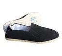 HIKU Tai Chi Schuhe (schwarz, Stoffsohle weiss)